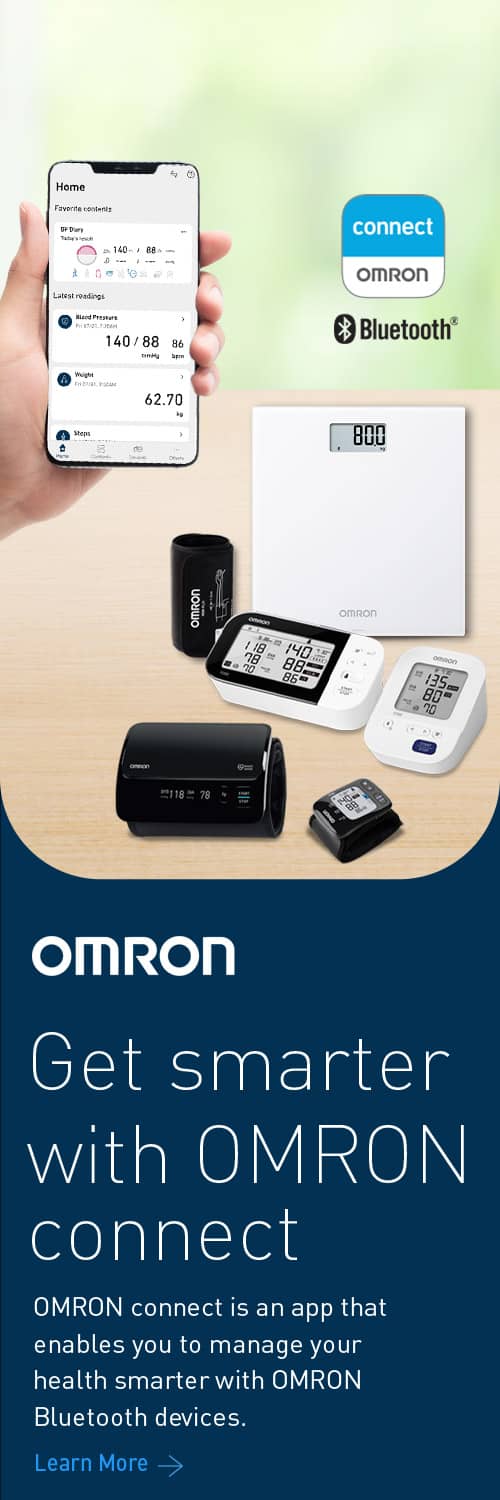 Get Smarter with Omron Connect App