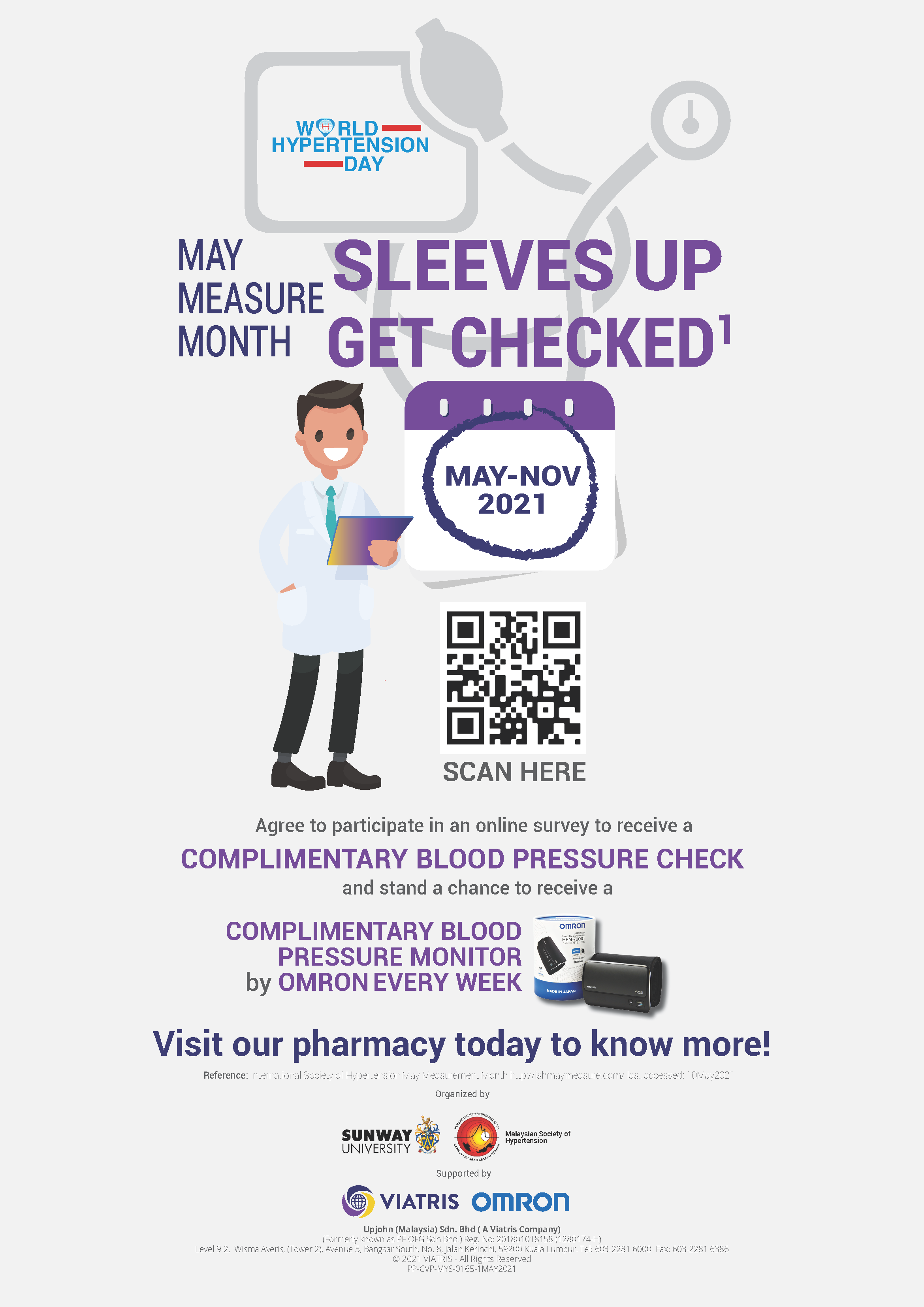 Get Checked And Win An Omron Blood Pressure Monitor