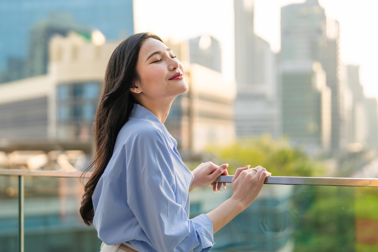 หายใจได้คล่องขึ้น 