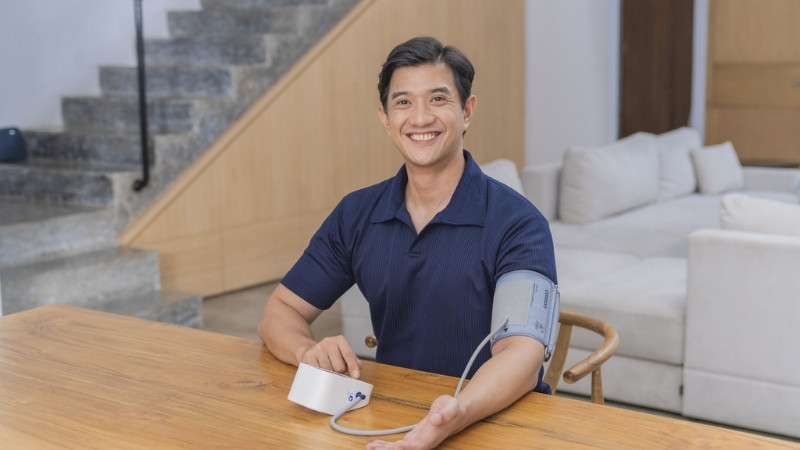 Sử dụng máy đo để xác định huyết áp hiện tại của bạn đang ở mức nào
