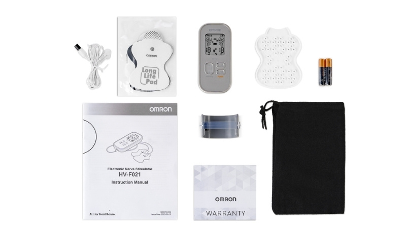 Máy xung điện Omron HV-F021 giúp xoa dịu mệt mỏi và đau nhức toàn thân