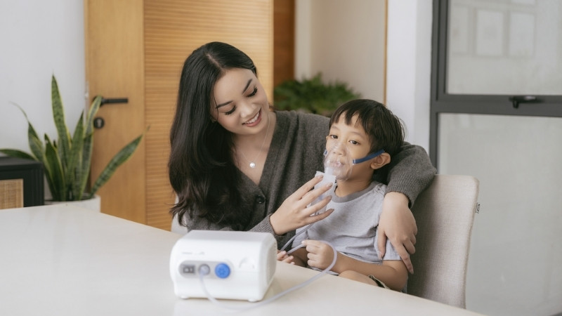 Lưu ý an toàn khi sử dụng máy xông khí dung cho trẻ nhỏ