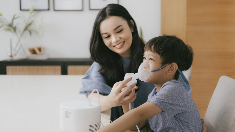 Hướng dẫn sử dụng máy khí dung đúng cách cho bé